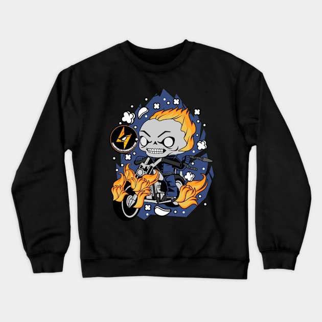 CCG Phantom Biker Crewneck Sweatshirt by Comic Collectors Guild 